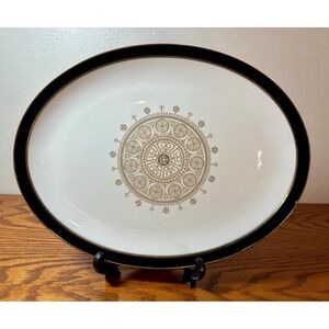 Vintage Aquarius Fine China Serving Platter Japan Mid Century Modern Atomic 1960